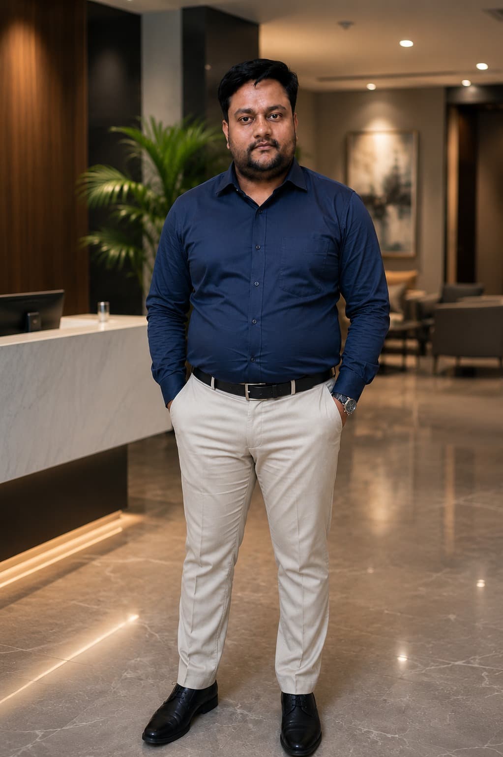 Ankit Rai in a client meeting
